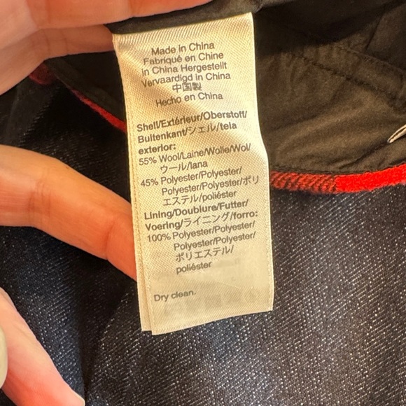 J Crew Red and Black Plaid Buffalo Check Women's Skirt - Picture 5 of 5